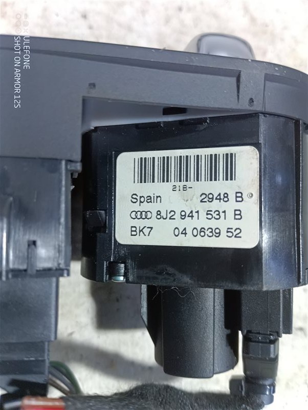 Переключатель света фар Audi A3 2009 8P
