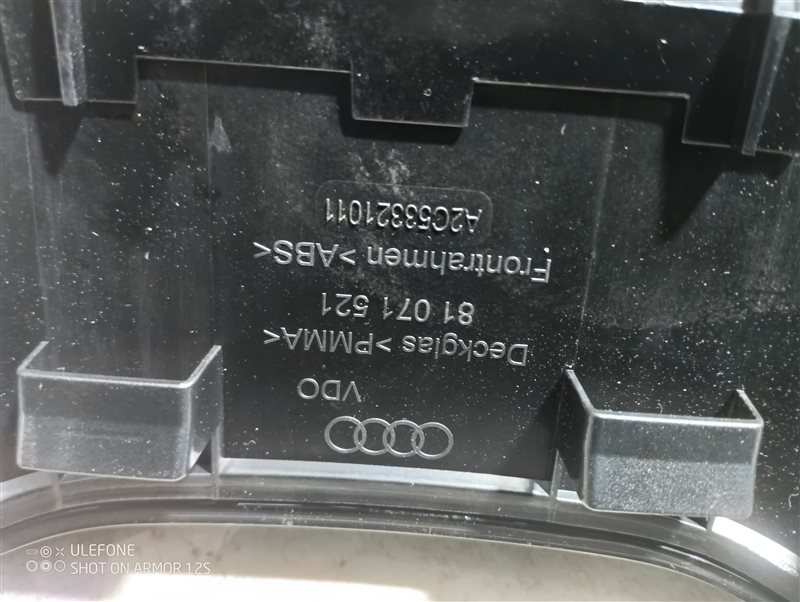 Панель приборов Audi A3 2009 8P