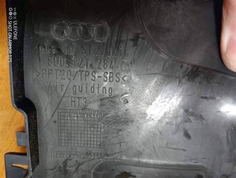 Воздуховод радиатора Audi Q3 2012 8U