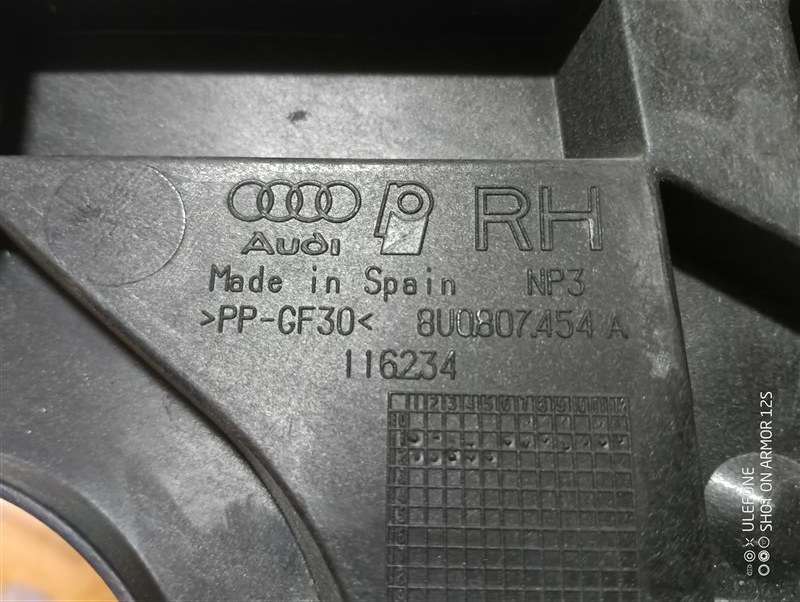 Кронштейн бампера Audi Q3 2012 8U