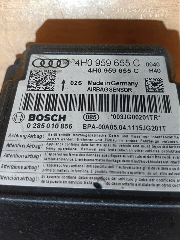 Блок управления подушками безопасности Audi A6 2012 C7