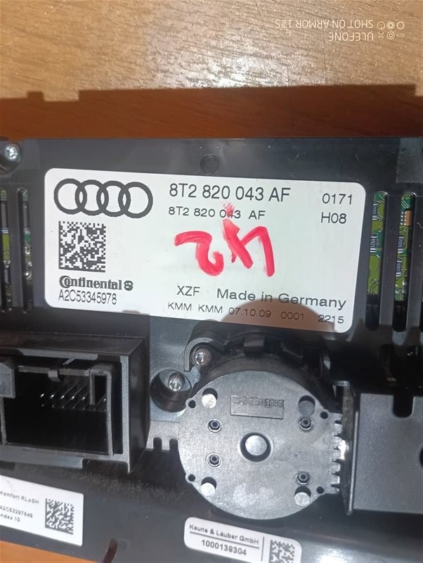 Блок управления климат-контролем Audi A4 2010 B8