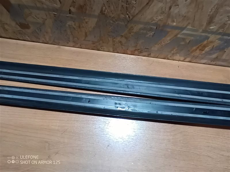 Накладки на пороги Audi A6 2010 C6