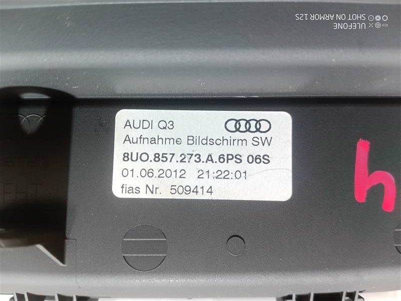 Дисплей MMI Audi Q3 2012 8U