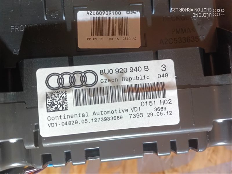 Панель приборов Audi Q3 2012 8U