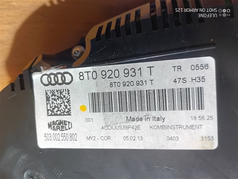 Панель приборов Audi A5 2013 8T