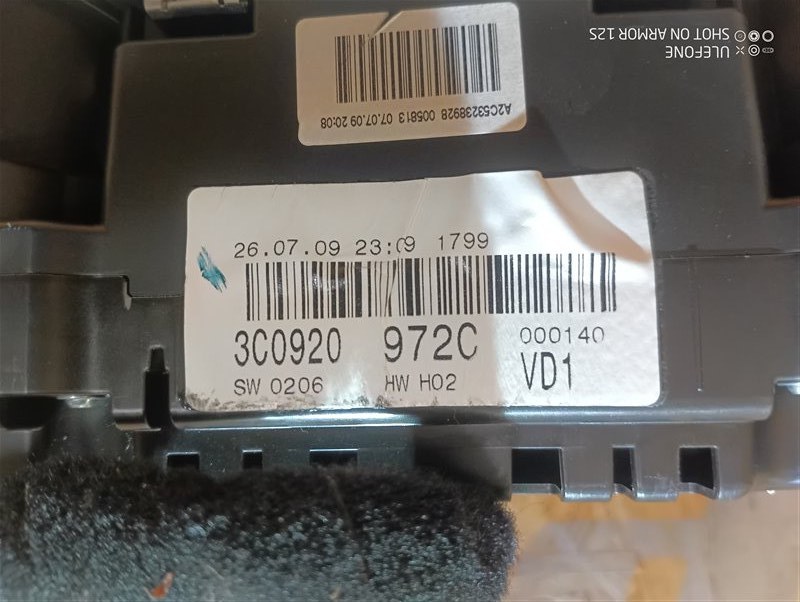 Панель приборов Volkswagen Passat R Line 2010 B6