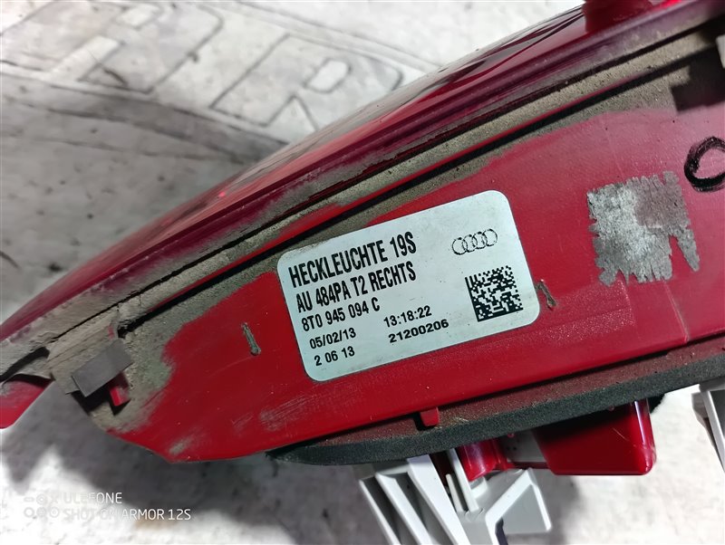 Фонарь Audi A5 2013 8T