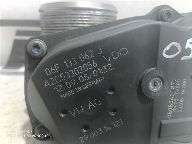 Заслонка дроссельная Audi A3 2009 8P