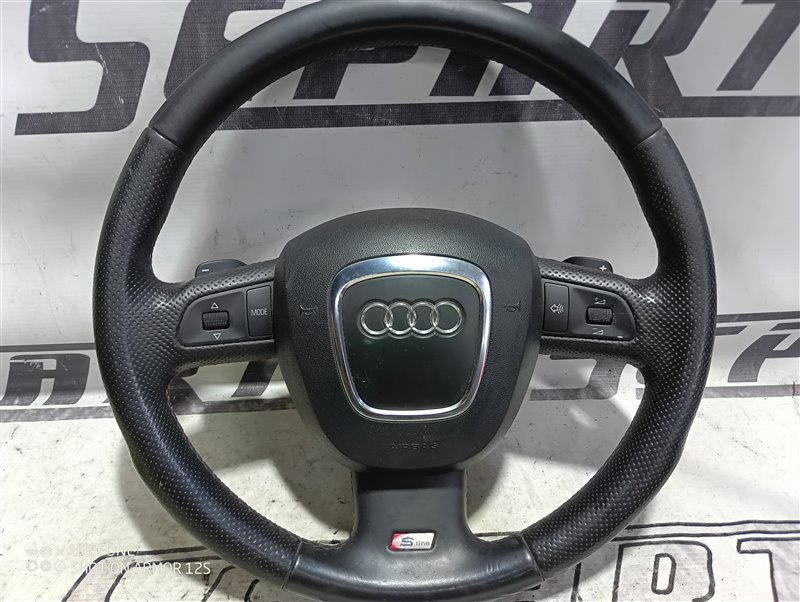 Руль с подрулевыми лепестками Audi Q7 2008 4L