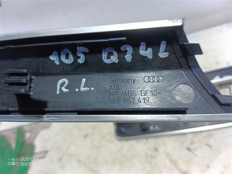 Накладки дверей Audi Q7 2008 4L