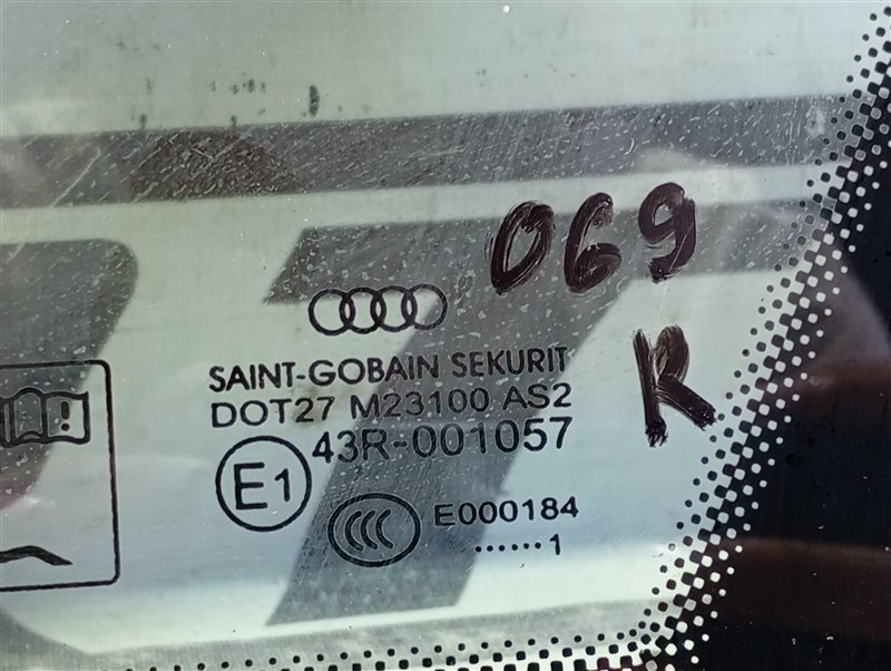 Стекло кузовное Audi A6 2012 C7