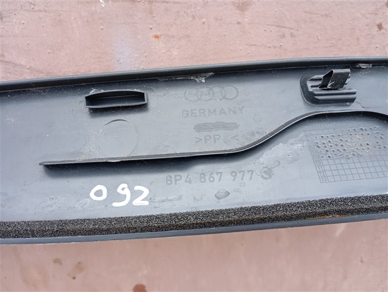 Обшивка двери багажника Audi A3 2009 8P