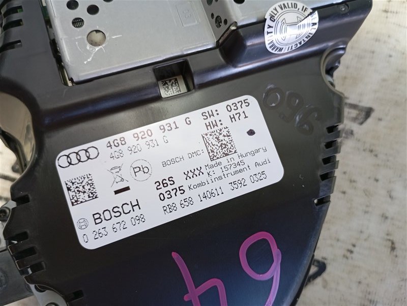 Панель приборов Audi A6 2011 C7