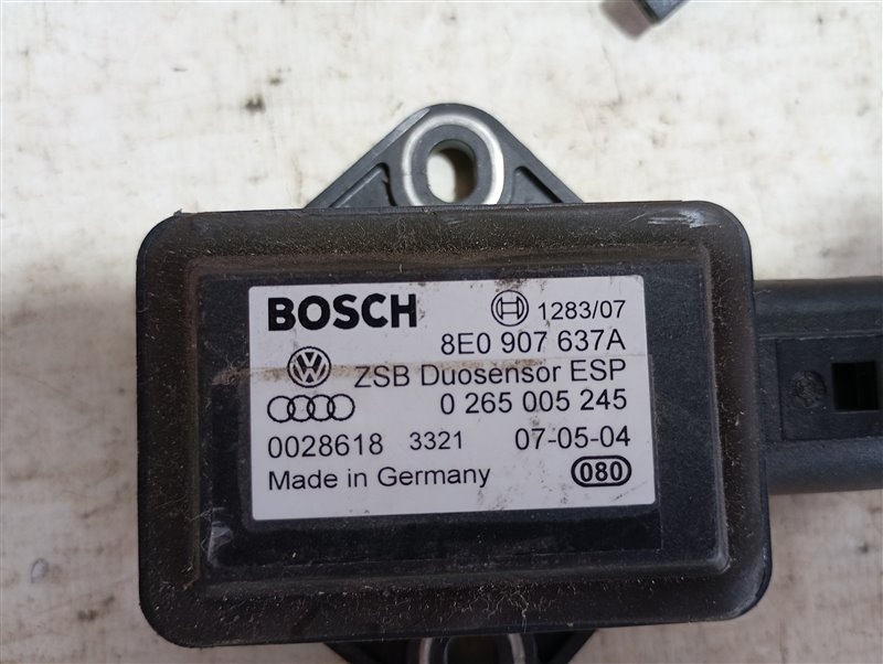 Датчик ускорения ESP Audi A4 B6
