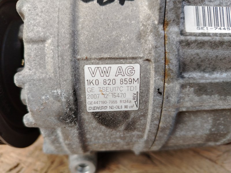 Компрессор кондиционера Volkswagen Passat 2008 B6