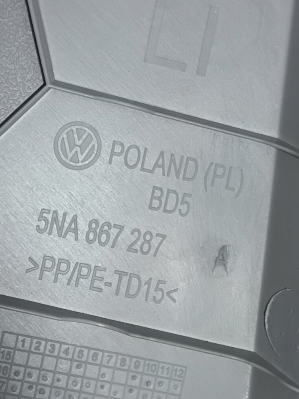 Обшивка стойки Volkswagen Tiguan 2019