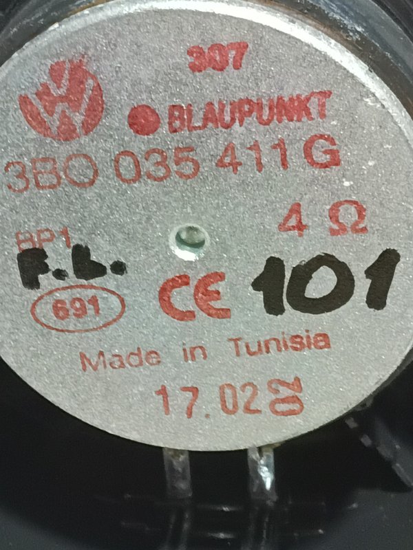 Динамик двери Volkswagen Passat 2002 B5