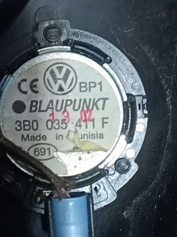 Динамики ВЧ Volkswagen Passat 2002 B5