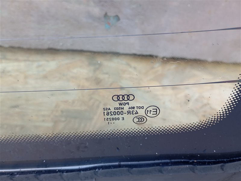 Стекло заднее Audi A6 2011 C7