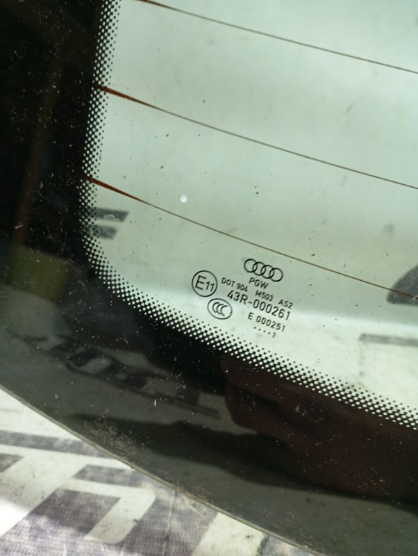 Стекло заднее Audi A6 2012 C7