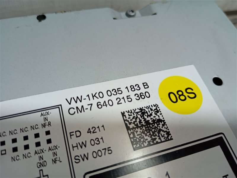 Магнитола 2 DIN Volkswagen Passat 2012 B7