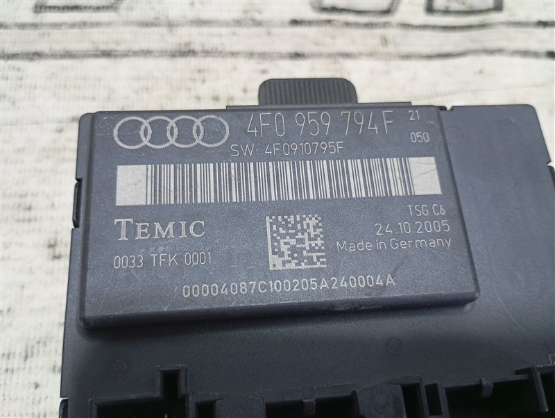 Блок управления двери Audi A6 2005 C6
