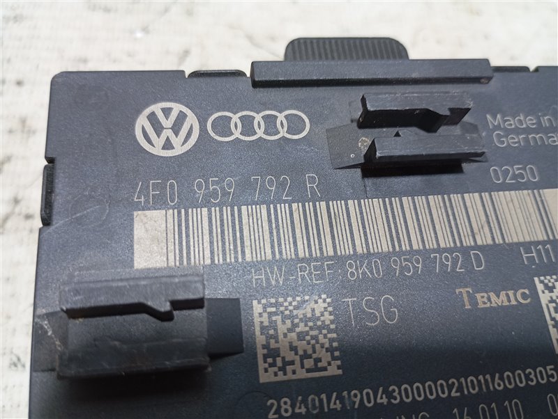Блок управления двери Audi A6 C6