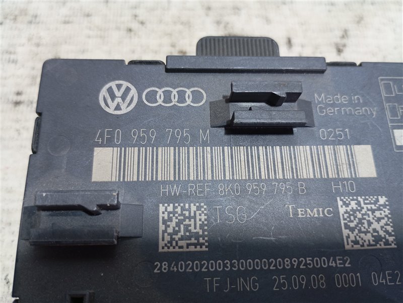 Блок управления двери Audi A6 C6