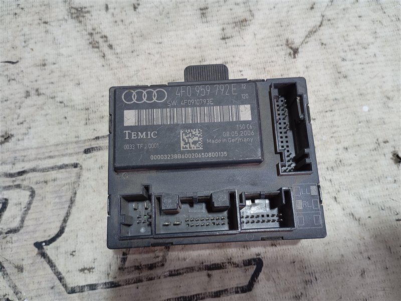 Блок управления двери Audi A6 C6