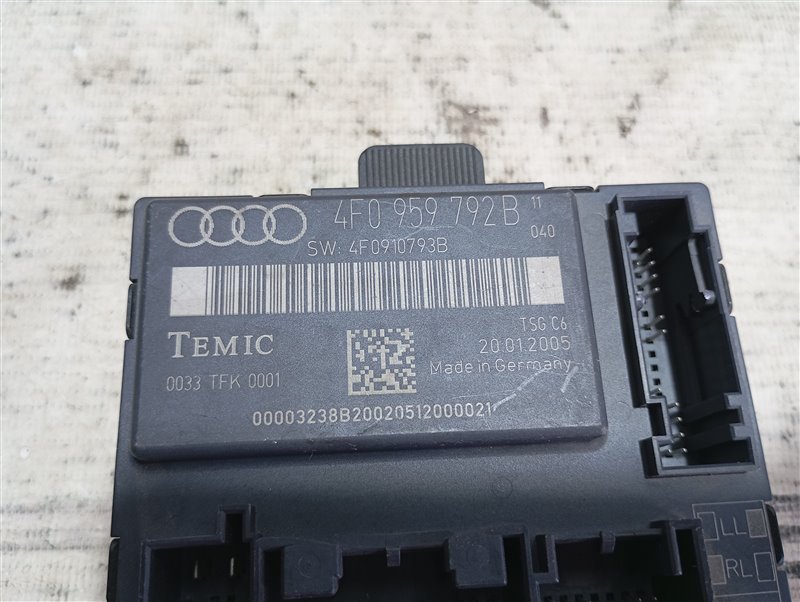 Блок управления двери Audi A6 C6