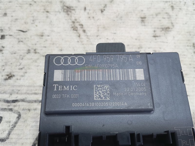 Блок управления двери Audi A6 2005 C6