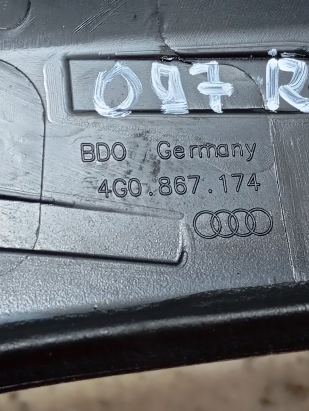 Обшивка ручки двери Audi A6 2013 C7