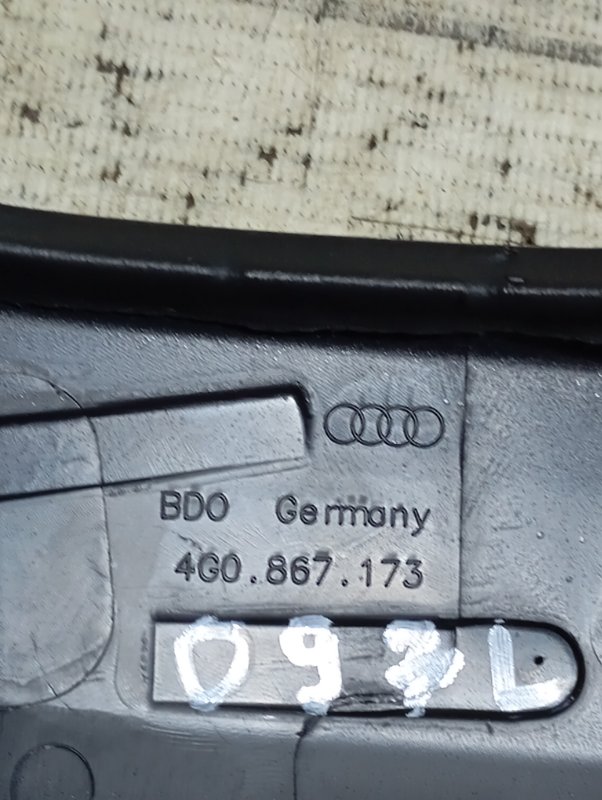 Обшивка ручки двери Audi A6 2013 C7