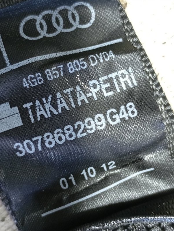 Ремень безопасности Audi A6 2013 C7