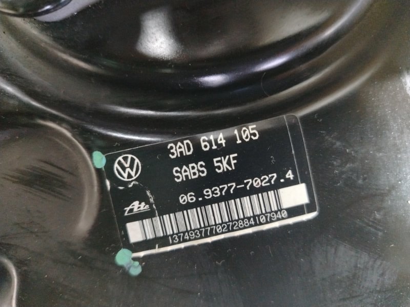 Вакуумный усилитель тормозов Volkswagen Passat B6