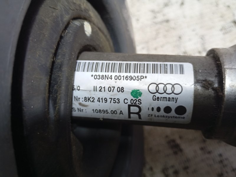 Вал рулевой Audi A4 2008 B8