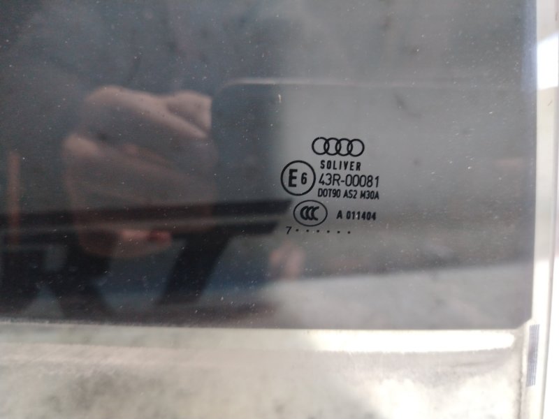 Стекло двери Audi A6 2005 C6