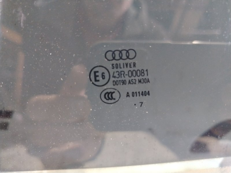 Стекло двери Audi A6 2005 C6