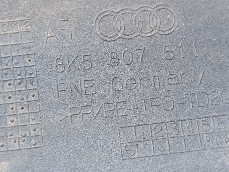 Бампер Audi A4 2011 B8