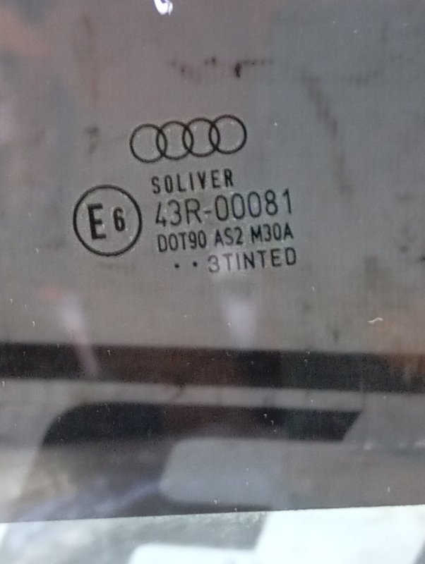 Стекло двери Audi A4 2002 B6