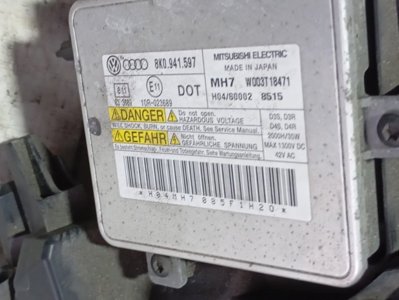 Фары Audi A4 2008 B8