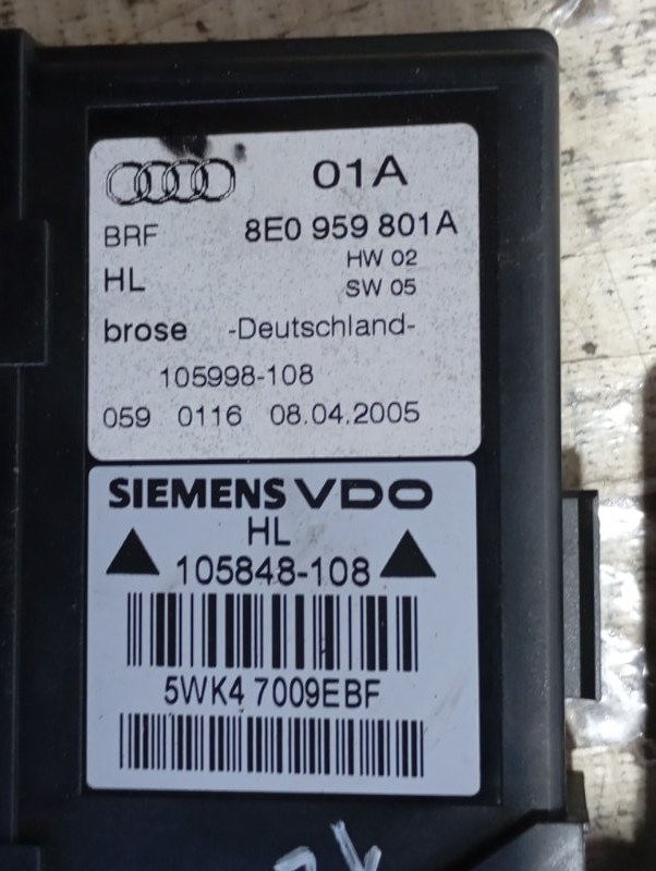 Мотор стеклоподъемника Audi A4 2006 B7