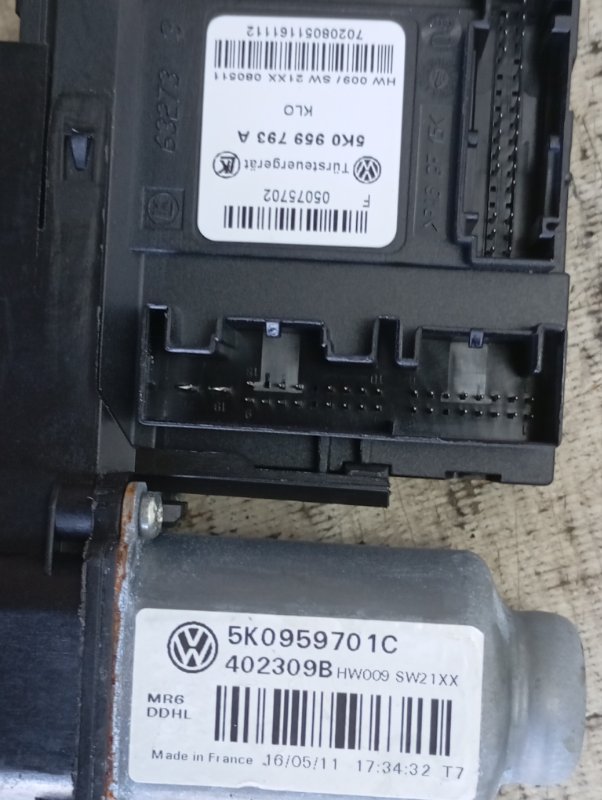 Моторчик стеклоподъемника Volkswagen Golf 2010 Mk6