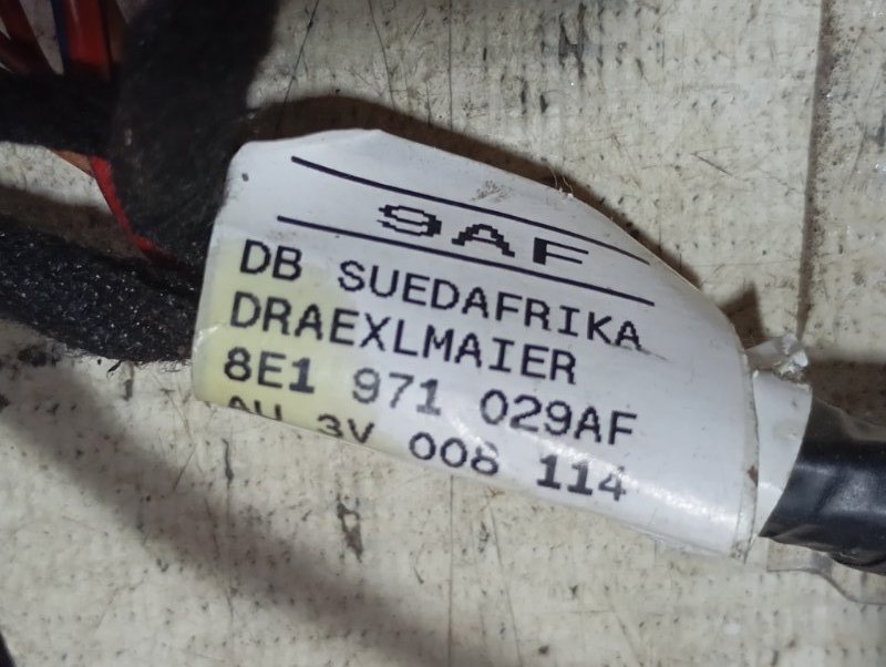 Проводка двери Audi A4 2006 B7