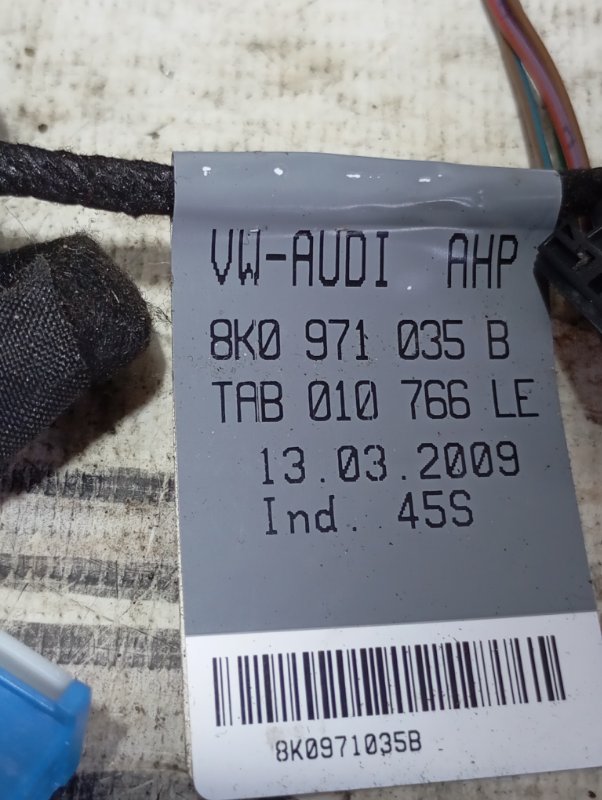 Проводка двери Audi A4 2011 B8
