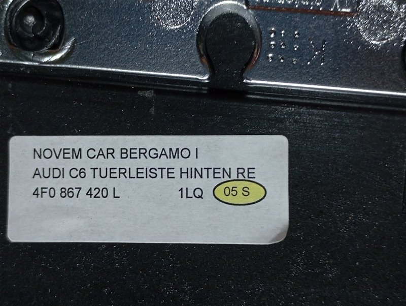 Вставки дверных карт декоративные Audi A6 2010 C6