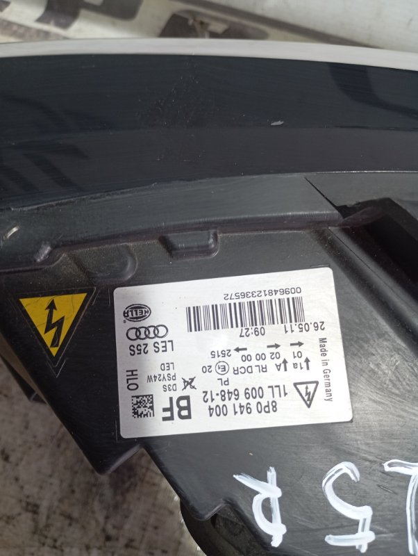 Фары Audi A3 2010 8P
