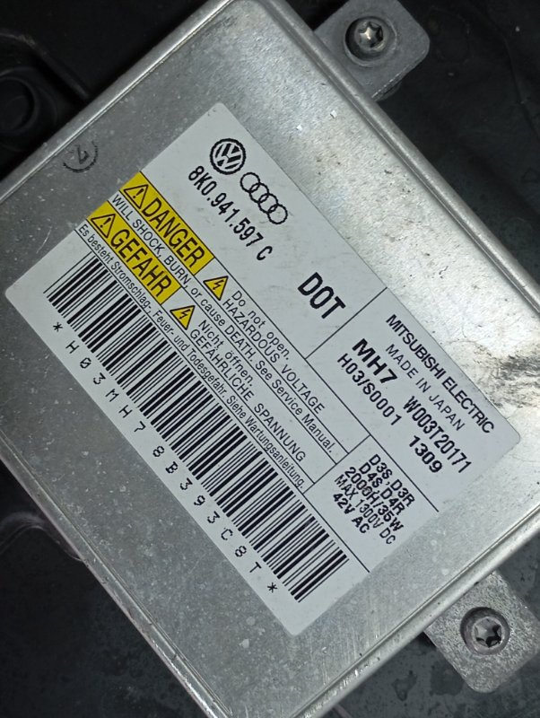 Фары Audi A3 2010 8P