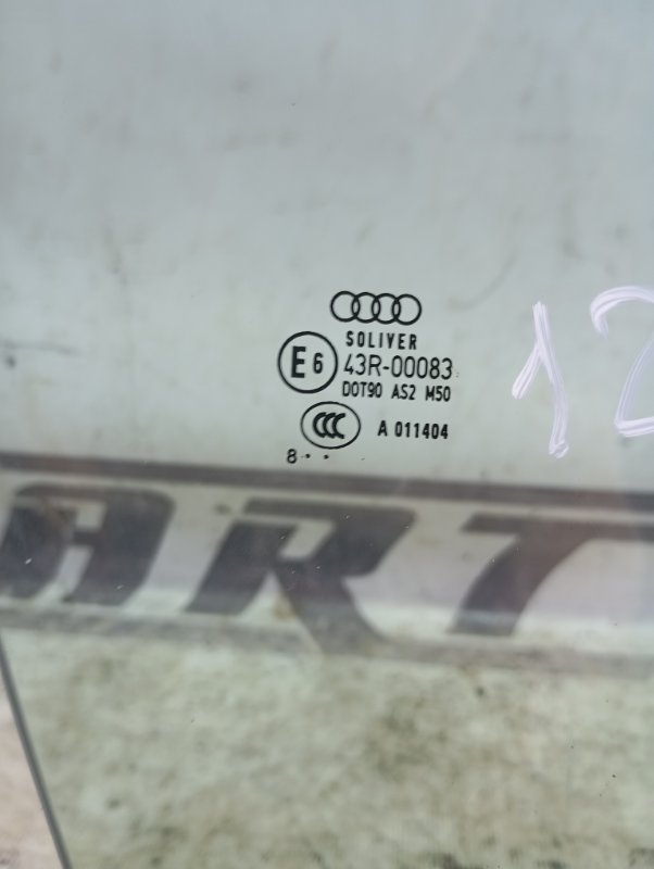 Стекло двери Audi A6 ALLROAD 2010 C6